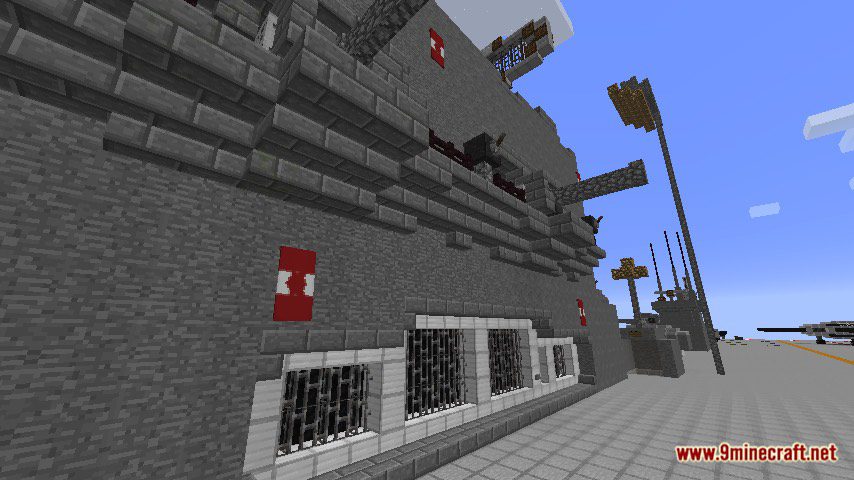 HMCS Vance Aircraft Carrier Map 1.12.2, 1.12 for Minecraft 3