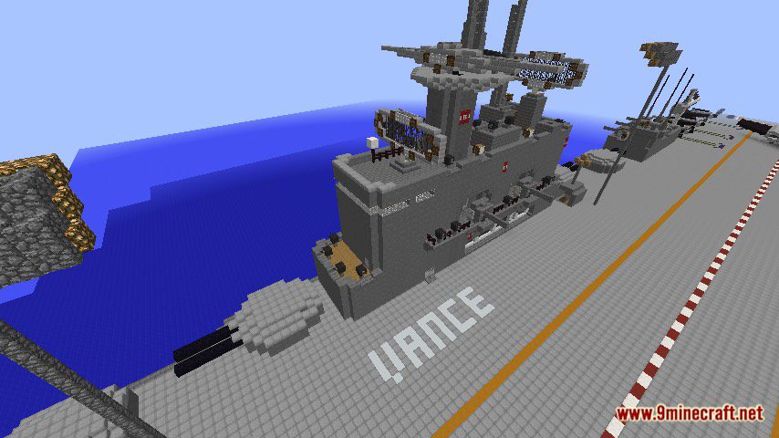 HMCS Vance Aircraft Carrier Map 1.12.2, 1.12 for Minecraft 5