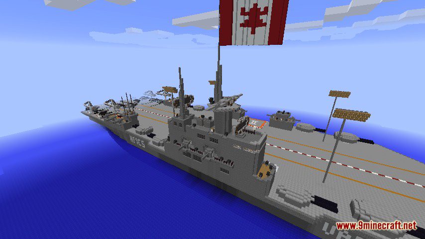 HMCS Vance Aircraft Carrier Map 1.12.2, 1.12 for Minecraft 6