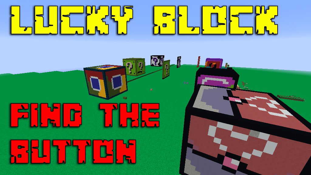 Lucky Block Find the Button Map 1.12.2, 1.12 for Minecraft 1