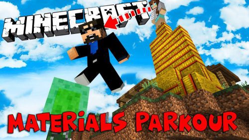 Materials Parkour Map 1.12.2, 1.12 for Minecraft Thumbnail