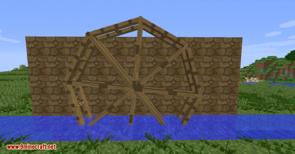 Medieval Agriculture Mod 1.12.2 (Water Wheels, Windmills...) 6