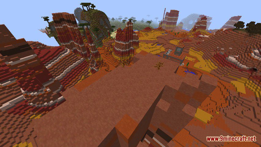 Mesa Flats - Modern Wooden Home Map 1.12.2, 1.12 for Minecraft 8