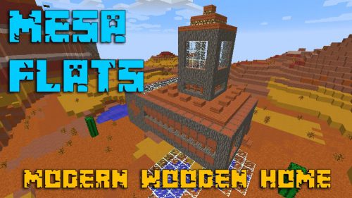 Mesa Flats – Modern Wooden Home Map 1.12.2, 1.12 for Minecraft Thumbnail