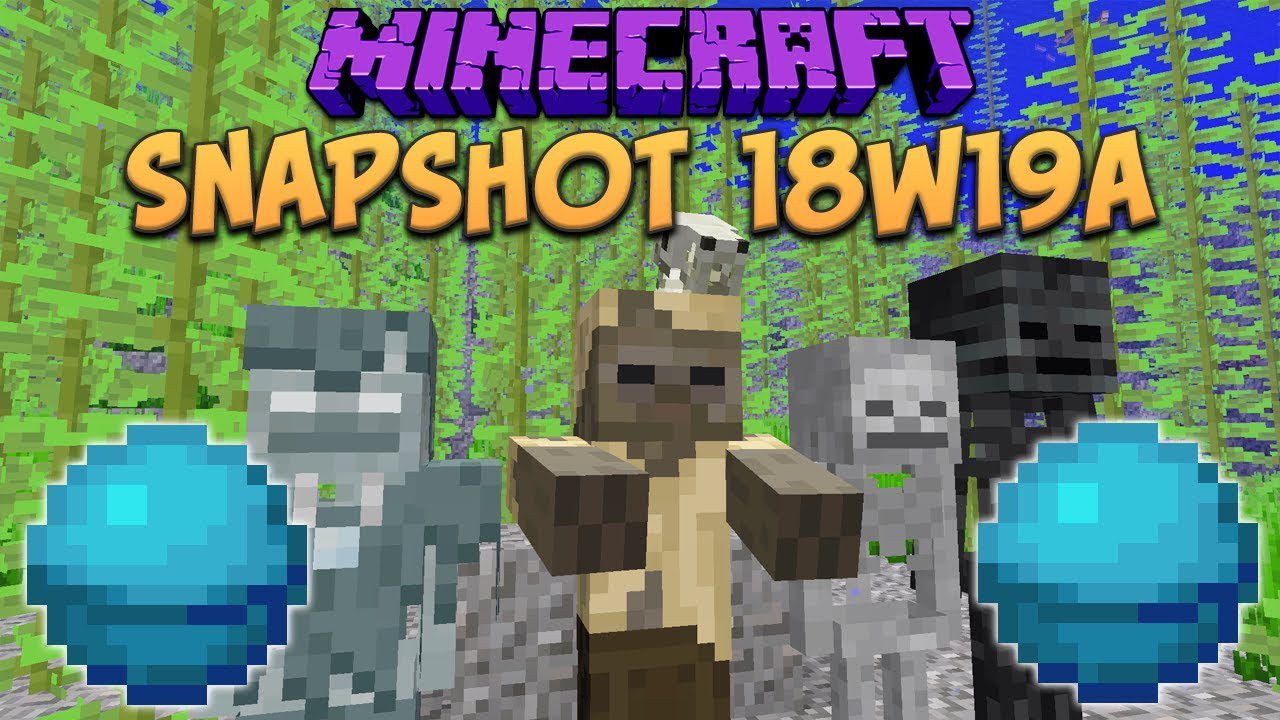 Minecraft 1.13 Snapshot 18w19a (Underwater Horses, Sinking Undead) 1