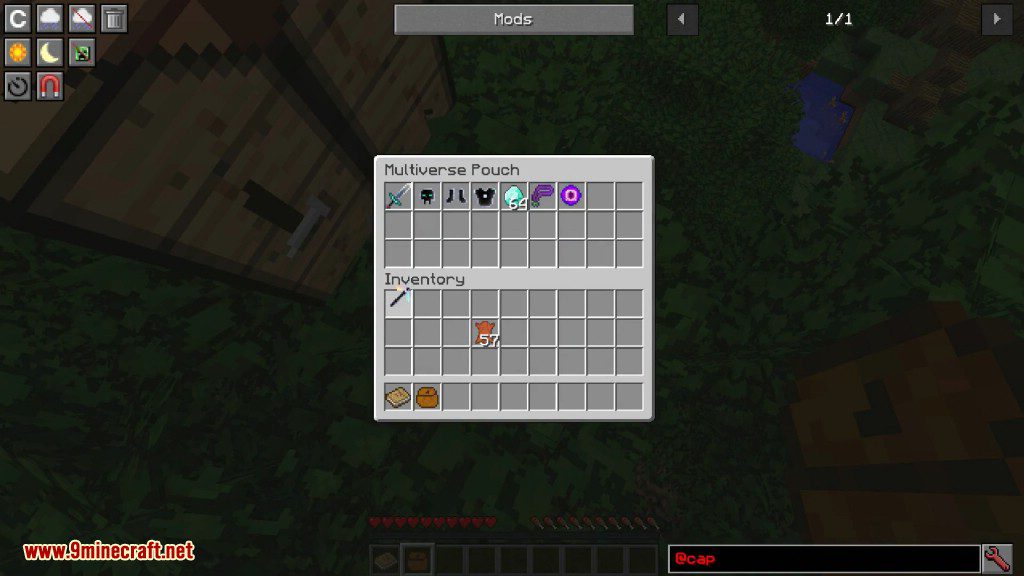 Multiverse Pouch Mod 1.12.2, 1.11.2 (Sharing Items Between the World) 7