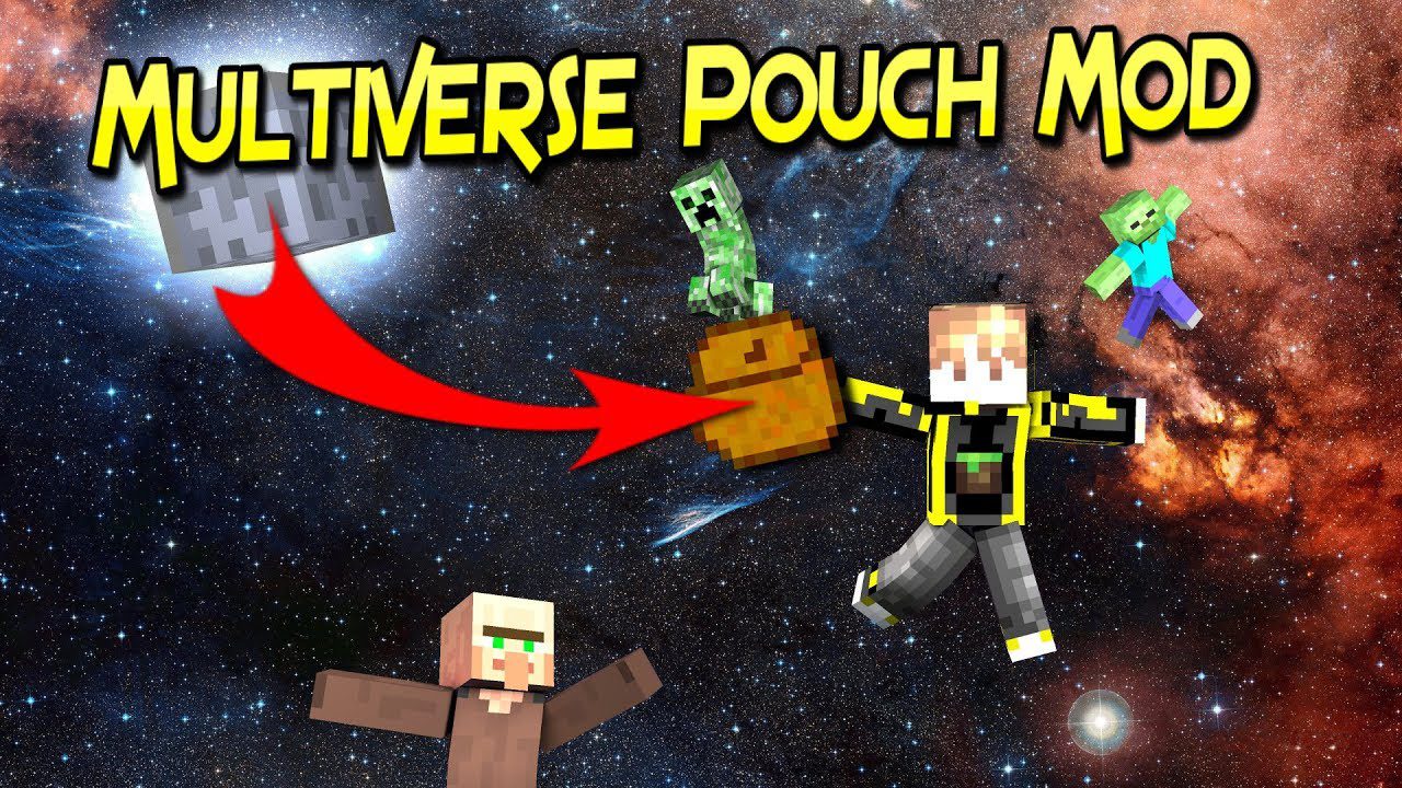 Multiverse Pouch Mod 1.12.2, 1.11.2 (Sharing Items Between the World) 1