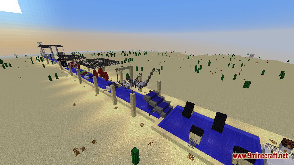 Ninja Warrior Desert Qualifiers Map 1.12.2, 1.12 for Minecraft 2