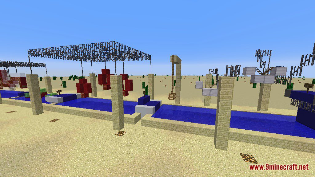 Ninja Warrior Desert Qualifiers Map 1.12.2, 1.12 for Minecraft 5