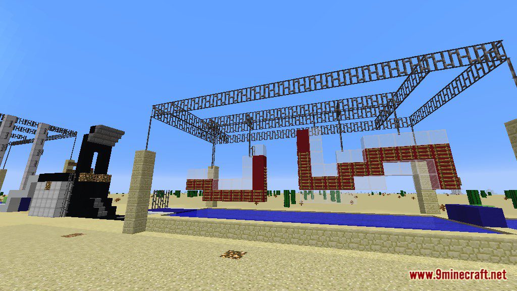 Ninja Warrior Desert Qualifiers Map 1.12.2, 1.12 for Minecraft 7