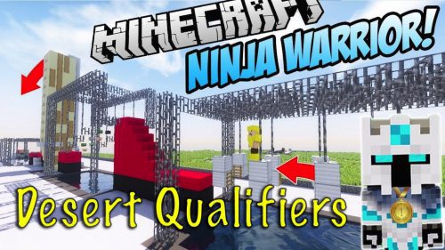 Ninja Warrior Desert Qualifiers Map 1.12.2, 1.12 for Minecraft Thumbnail