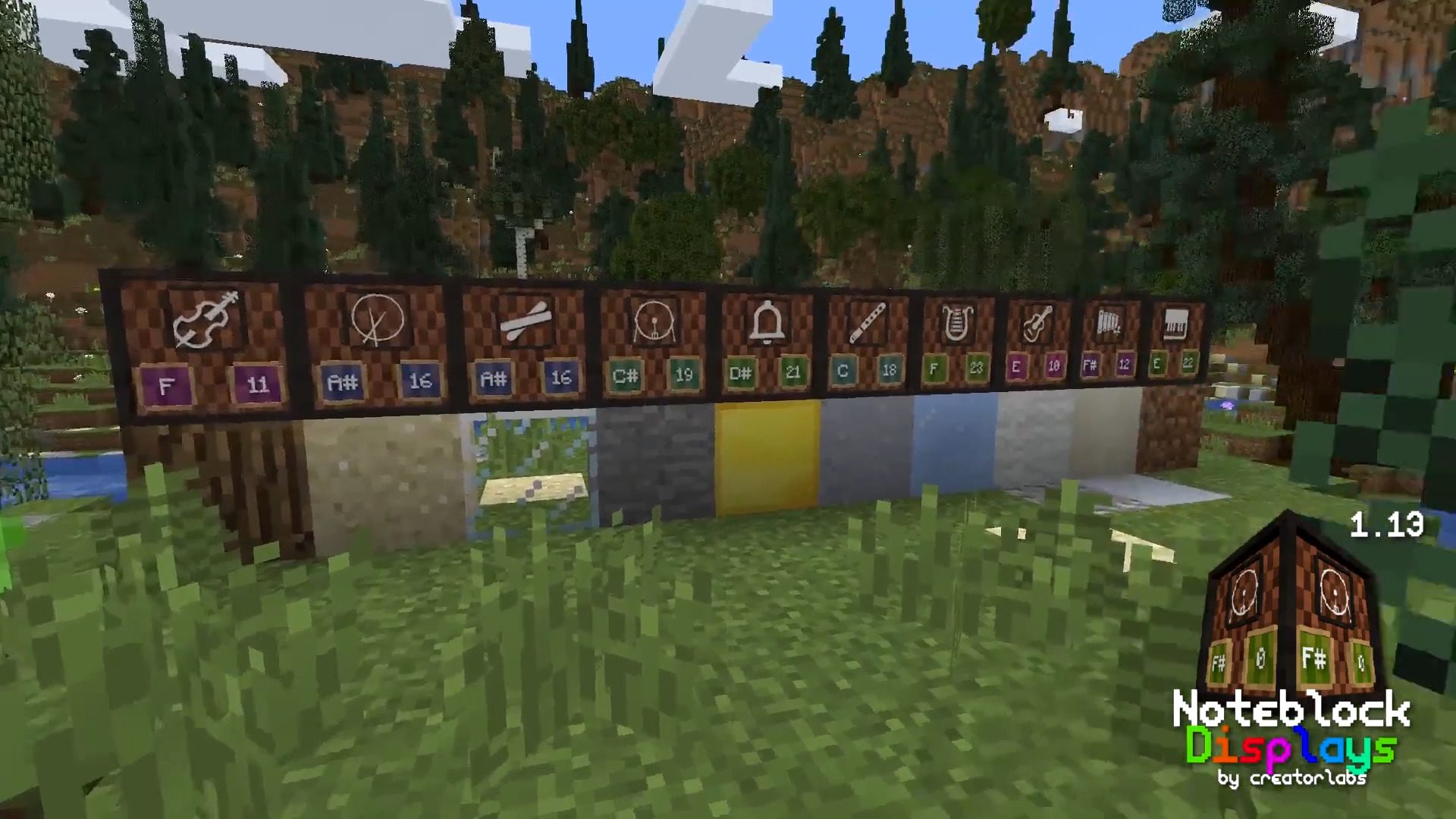 Note-Block Displays Resource Pack (1.20.4, 1.19.4) - Texture Pack 2