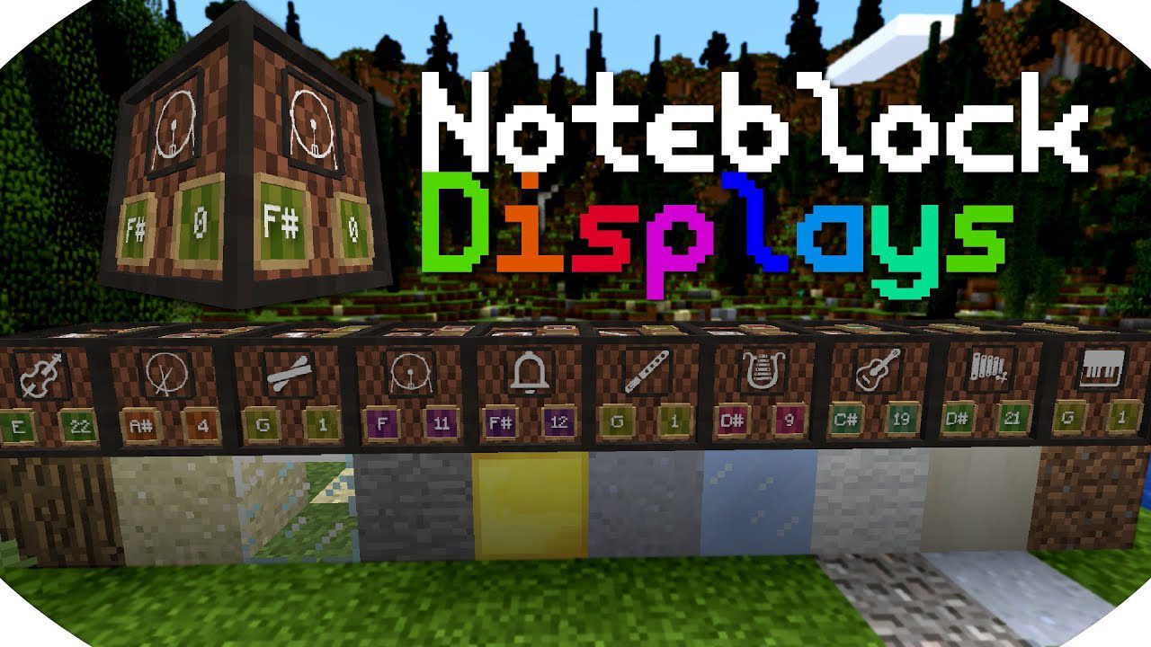 Note-Block Displays Resource Pack (1.20.4, 1.19.4) - Texture Pack 1