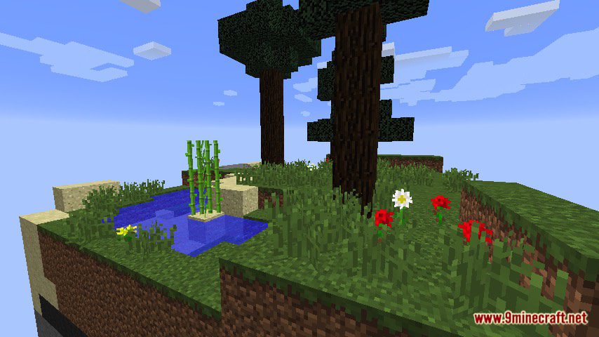 One Chunk Survival Map 1.12.2, 1.12 for Minecraft 13