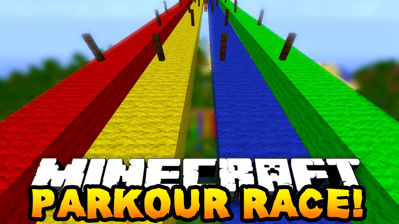 Parkour Race Map 1.12.2, 1.12 for Minecraft 1