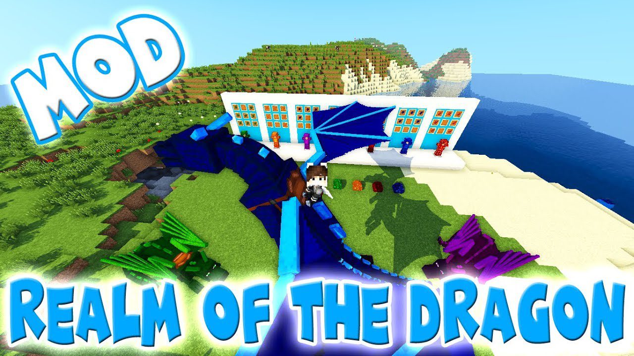 Realm of The Dragons Mod 1.12.2, 1.11.2 (Dragon Mounts Remake) 1