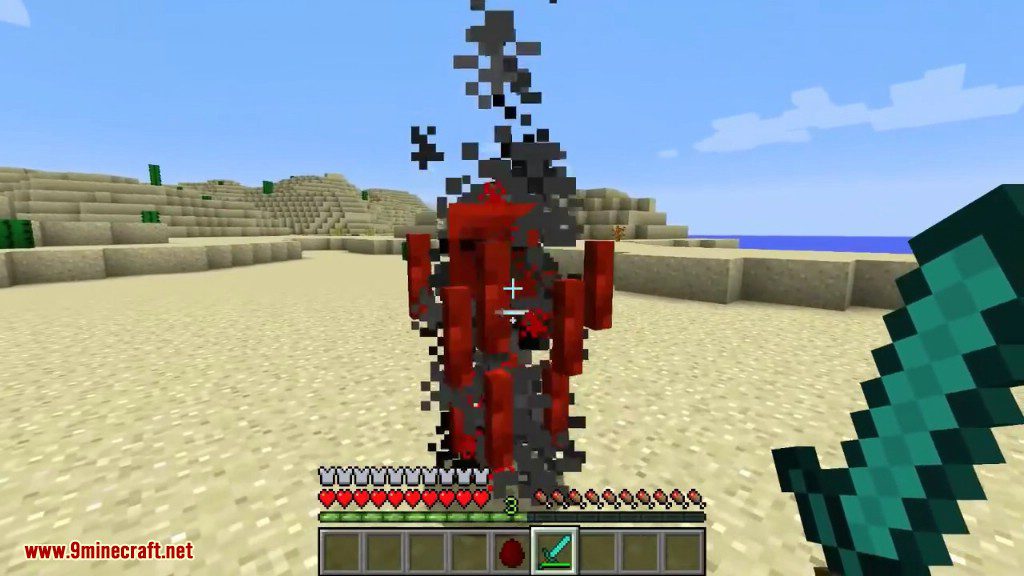 Red Mobs Mod 1.12.2 (New Mobs in a Technological Style) 12