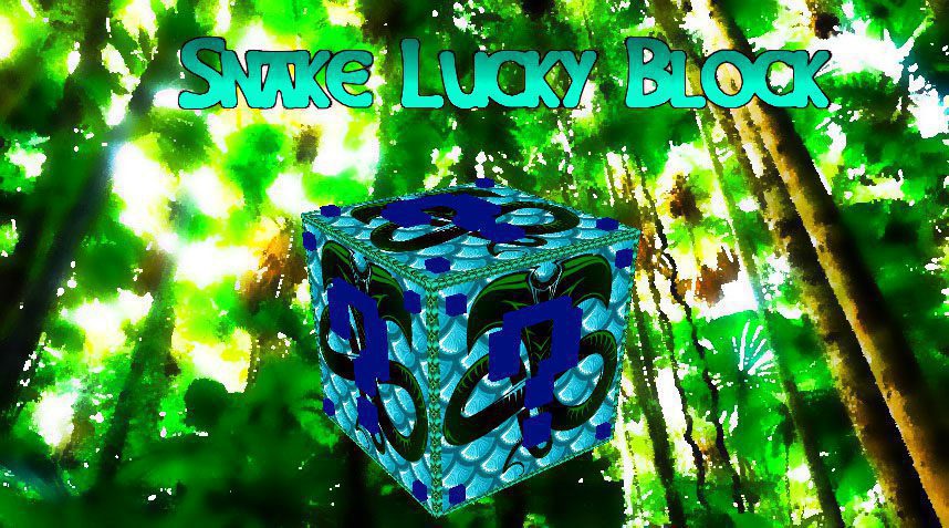 Snake Lucky Block Mod 1.8.9 (Mob Traps, Crazy Poison Armor) 1