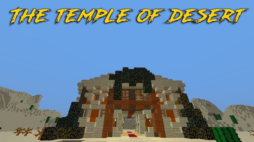 The Temple of Desert Map 1.12.2, 1.12 for Minecraft 1