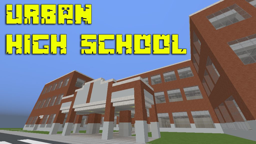 Urban High School Map 1.12.2, 1.12 for Minecraft 1