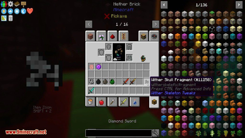 Wither Skeleton Tweaks Mod (1.20.1, 1.19.2) - Update Several Attributes 2