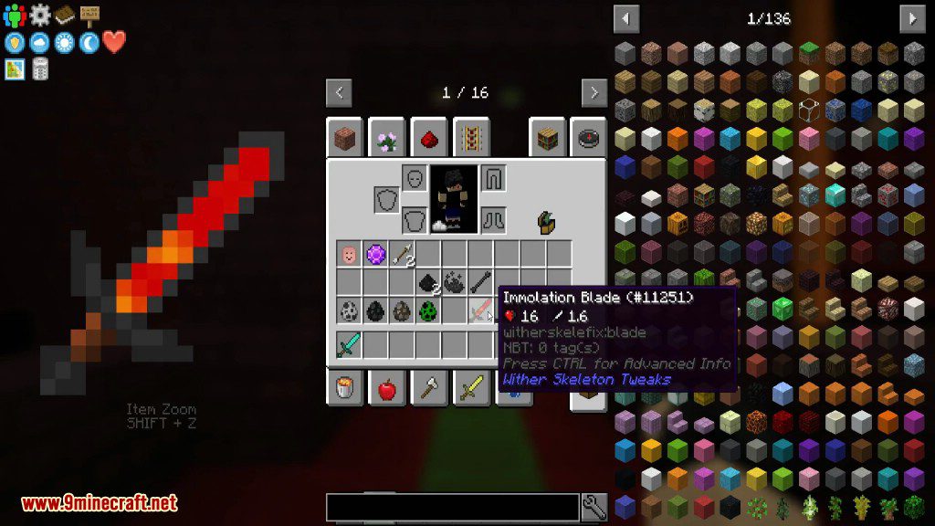 Wither Skeleton Tweaks Mod (1.20.1, 1.19.2) - Update Several Attributes 4