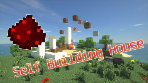 Animated Self Building Redstone House Map 1.10.2 for Minecraft Thumbnail