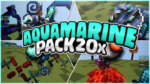 Aquamarine PvP Resource Pack 1.8.9, 1.7.10 Thumbnail