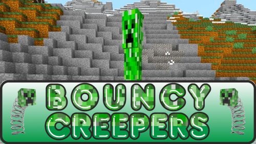 Bouncy Creepers Mod 1.12.2 for Minecraft Thumbnail