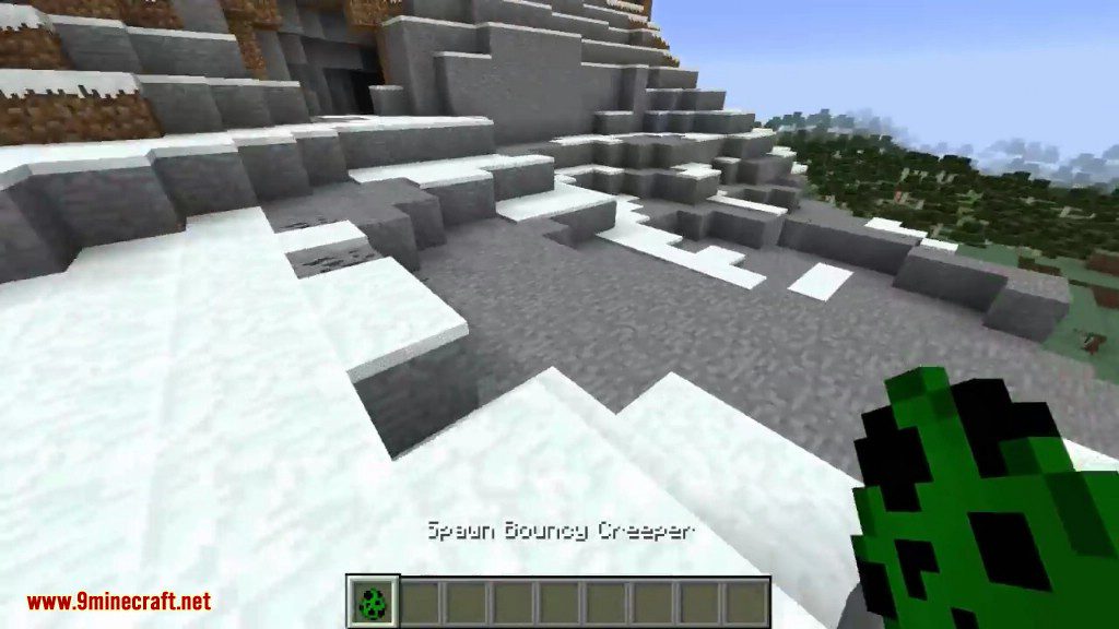 Bouncy Creepers Mod 1.12.2 for Minecraft 2