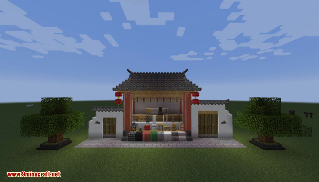 Chinese Workshop Mod 1.16.5, 1.15.2 (Chinese-Styled Building Blocks) 7