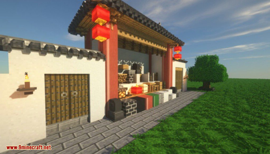 Chinese Workshop Mod 1.16.5, 1.15.2 (Chinese-Styled Building Blocks) 9