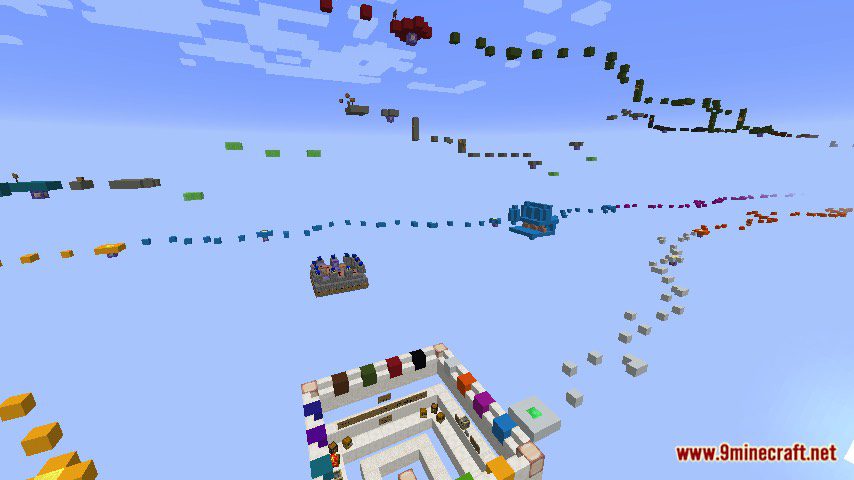 Concrete Parkour Map 1.12.2, 1.12 for Minecraft 3