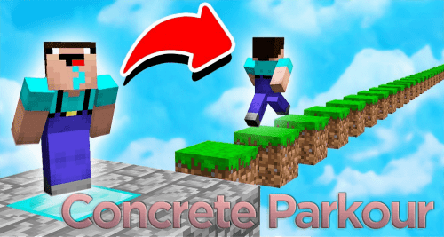 Concrete Parkour Map 1.12.2, 1.12 for Minecraft Thumbnail