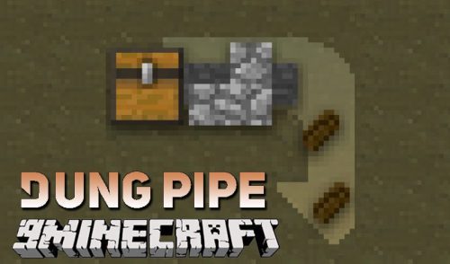 Dung Pipe Mod 1.12.2, 1.11.2 (Pulling Items Out of Stubborn Machines) Thumbnail