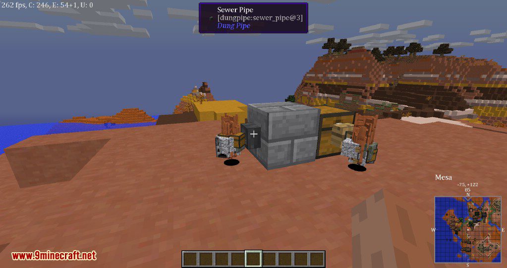 Dung Pipe Mod 1.12.2, 1.11.2 (Pulling Items Out of Stubborn Machines) 2