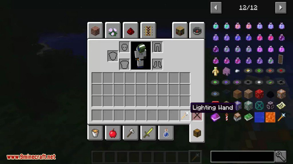 Lighting Wand Mod (1.20.1, 1.19.3) - Showing Light Sources 3