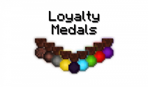 Loyalty Medals Mod 1.12.2 (Medal for the Most Time Playing Game) Thumbnail