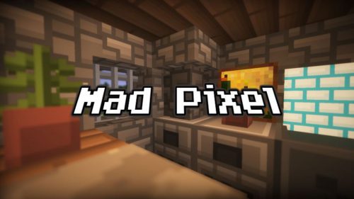 Mad Pixels Cartoony Resource Pack 1.15.2, 1.14.4 – Texture Pack Thumbnail