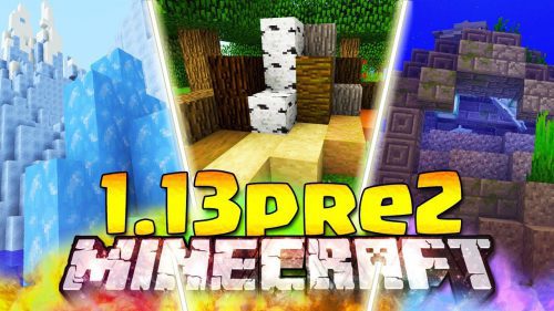 Minecraft 1.13 Pre-Release 2 (Stripped Bark Blocks, Compressed Ice Recipe) Thumbnail