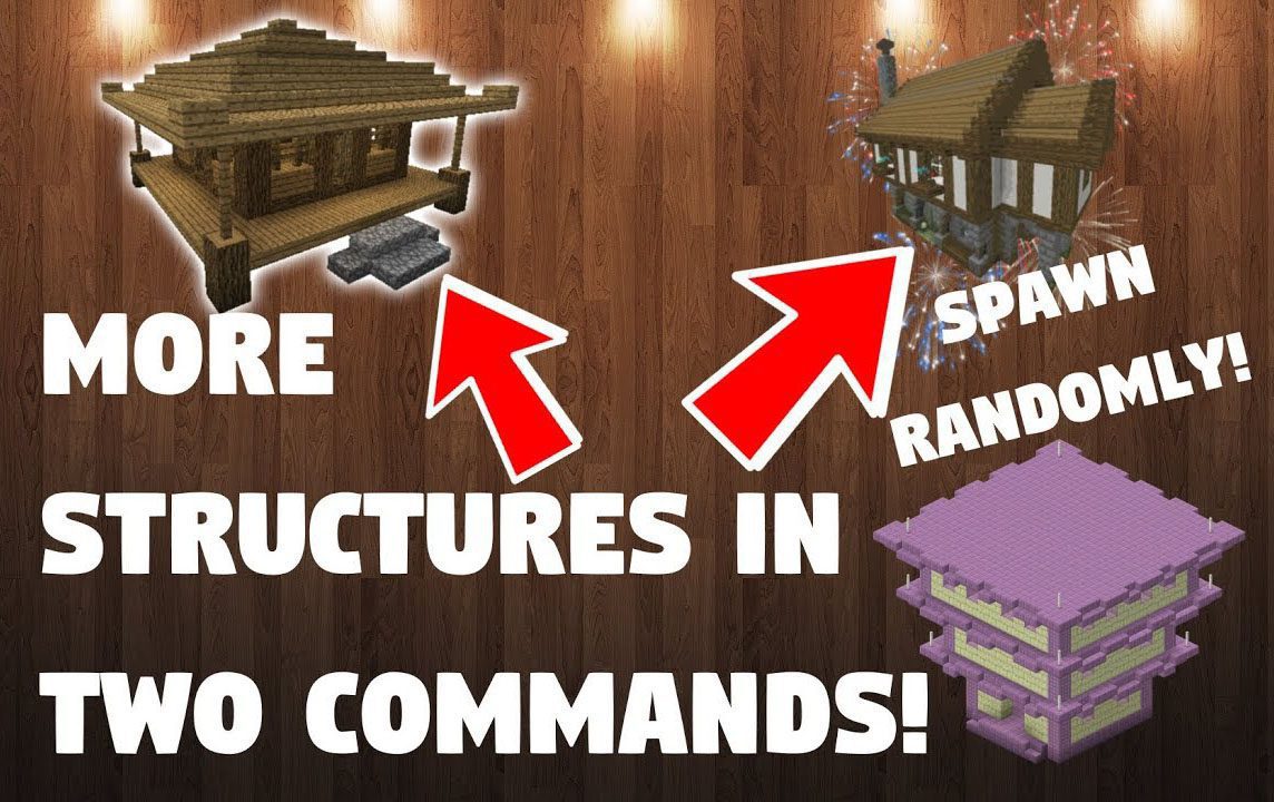 More Structures Command Block 1.12.2, 1.11.2 1