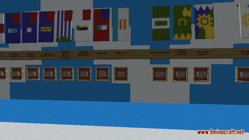 National Flags Map 1.12.2, 1.12 for Minecraft 3