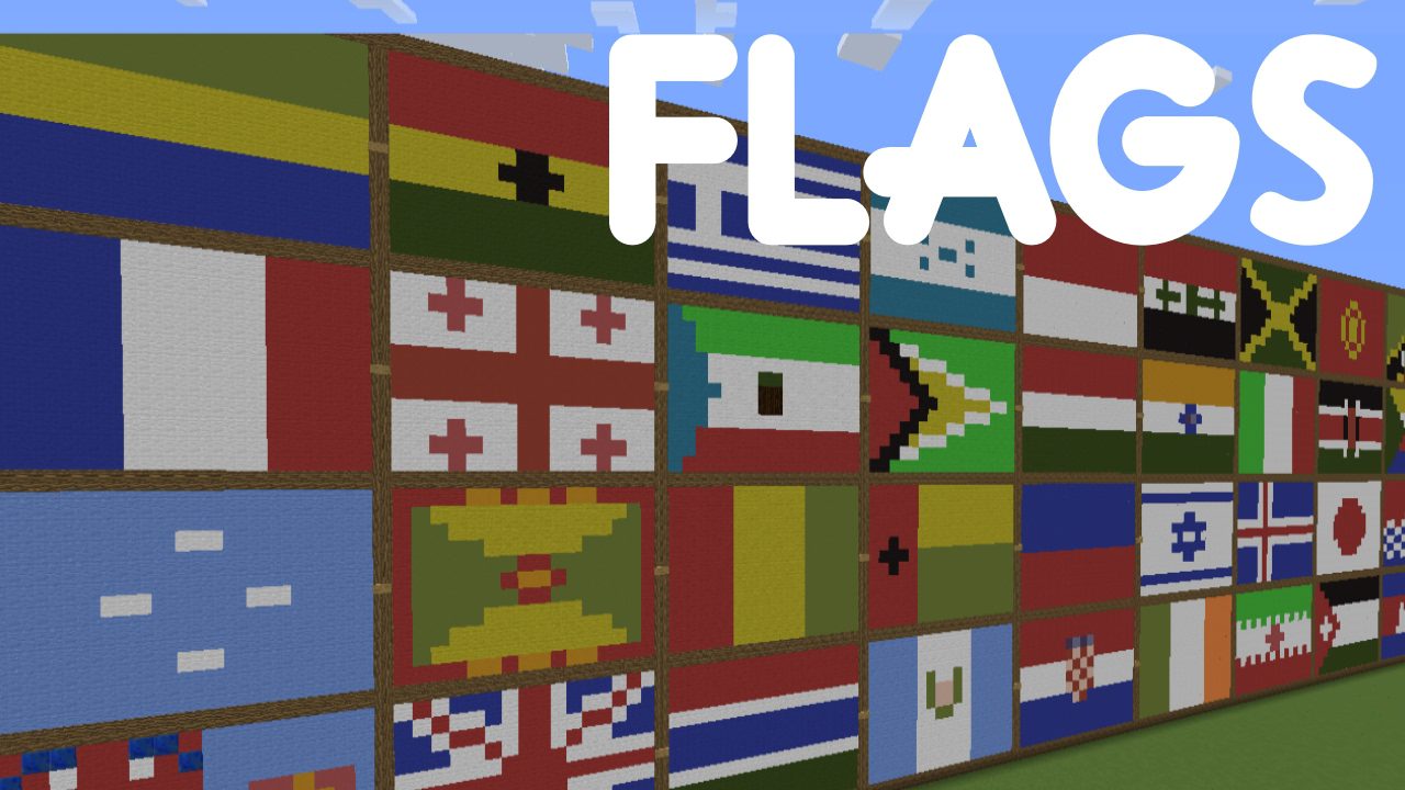 National Flags Map 1.12.2, 1.12 for Minecraft 1