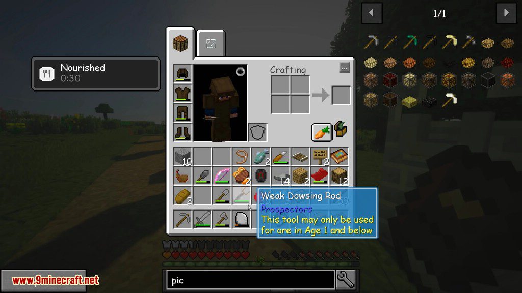 Ore Prospectors Mod 1.12.2, 1.7.10 (Locate the Ores Easily) 11