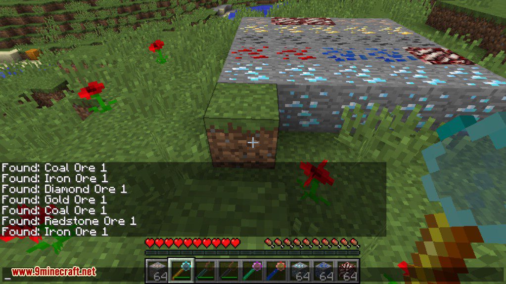 Ore Prospectors Mod 1.12.2, 1.7.10 (Locate the Ores Easily) 3