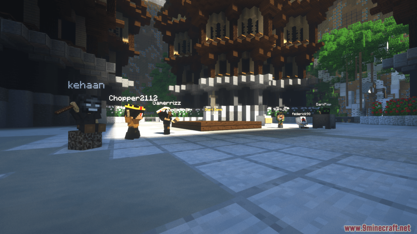 Portals Map 1.12.2, 1.12 for Minecraft 4