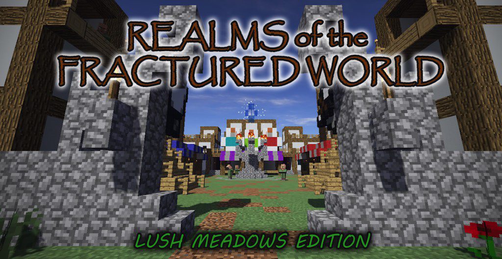 Realms of The Fractured World: Lush Meadows Edition Map 1.12.2, 1.12 for Minecraft 1