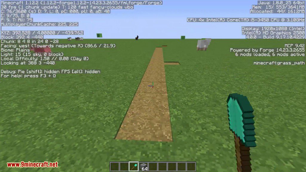 Road Runner Mod 1.12.2 (Movement Speed Modifier) 4