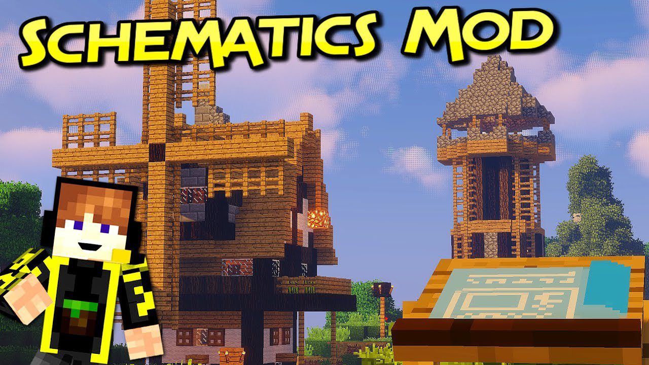 Schematics Mod 1.12.2 (Using Your Favorite Structures in Adventures) 1