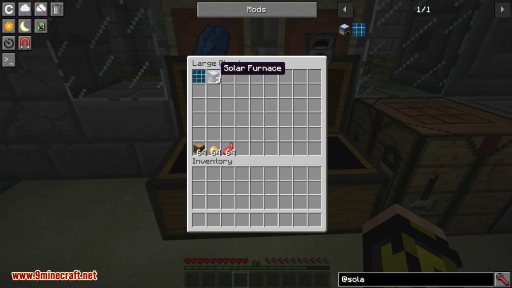 SolarFurnace Mod 1.12.2, 1.11.2 (Great for Survival) 4